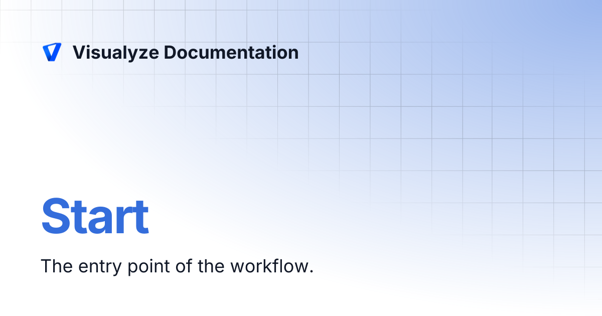 Start | Visualyze Documentation